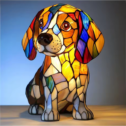 Handmade Dog Lamps