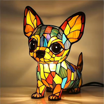 Handmade Dog Lamps